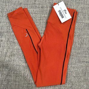 Zyia Burnt Orange Ribbed Premium Hi-Rise 7/8 24” (NWT)